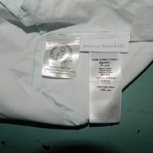 Pottery Barn Kids Peter Rabbit "Mackenzie" Easter Basket Liner Sz S (F-7) - Picture 3 of 4